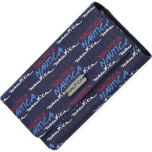 Nautica Women's Slim Money Manager RFID Wallet Americana Credit Card Holder
